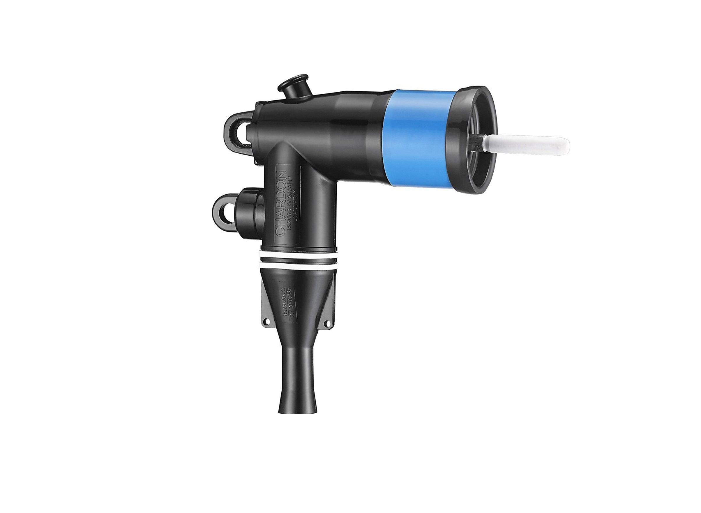 ELASTIMOLD. CODO CON PUNTO DE PRUEBA DE 15KV  200AMP