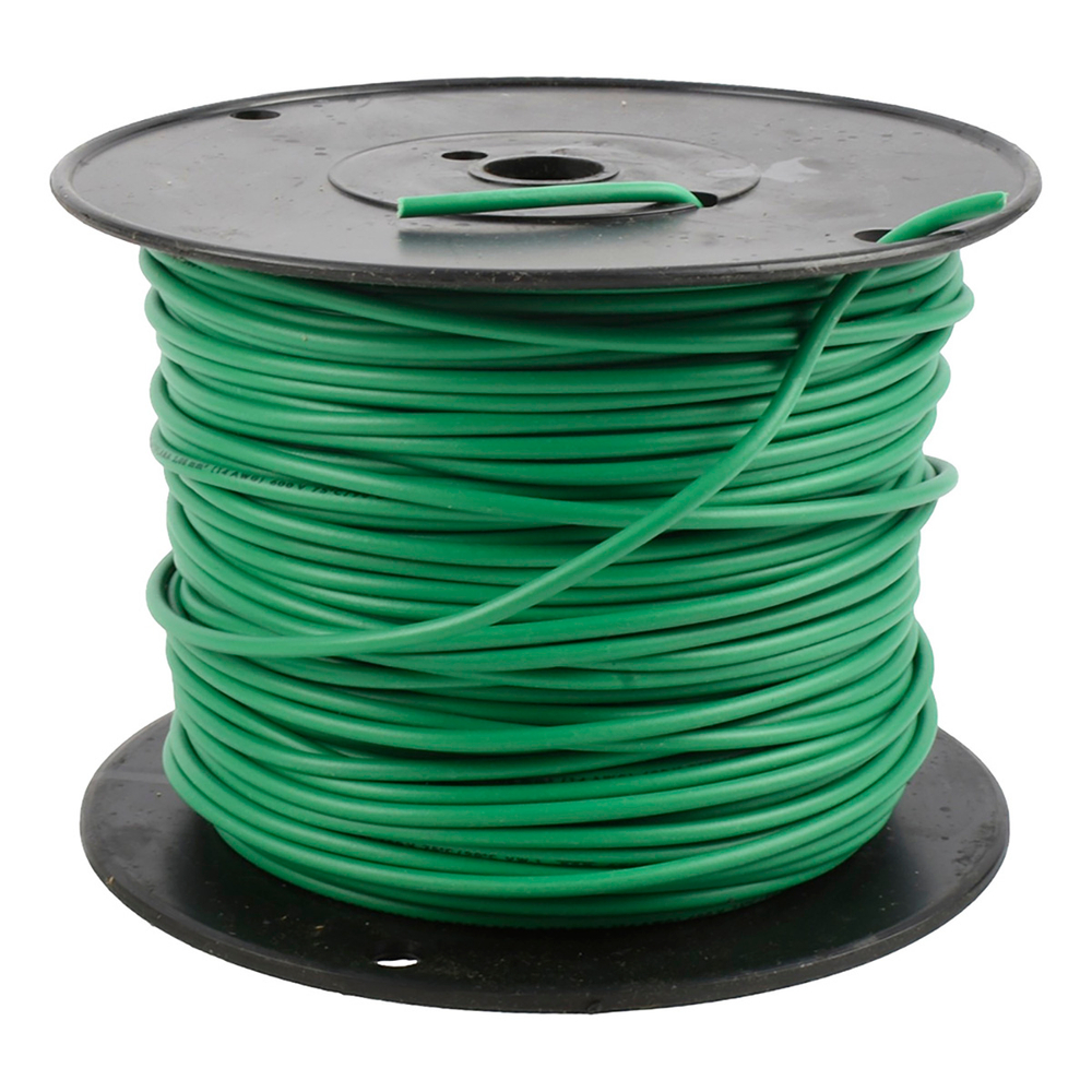 CONDUMEX. CABLE DE COBRE THW-LS  CAL. 14 AWG VERDE - CARRETE 1000MTS