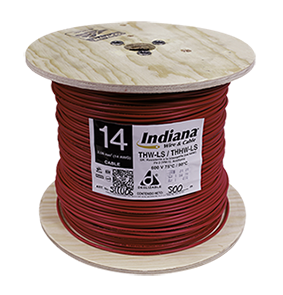 INDIANA. CABLE DE COBRE THW-LS  CAL. 14 AWG ROJO - CARRETE 1000MTS