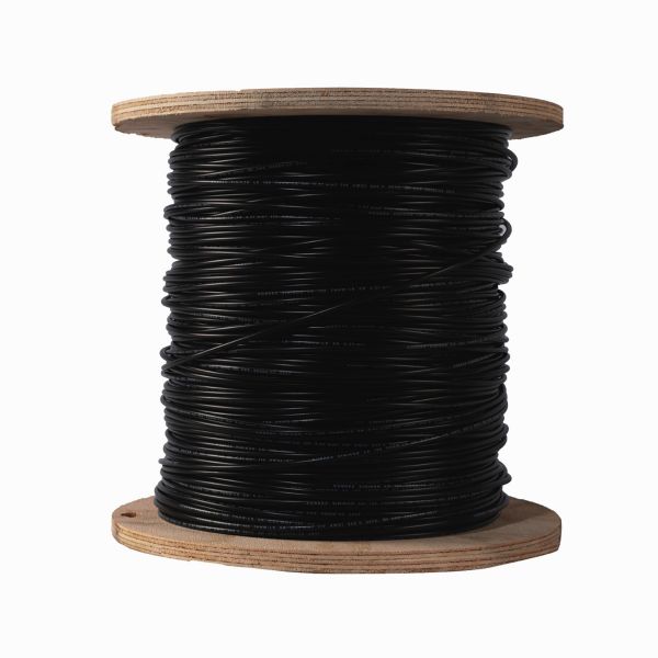 CDC. CABLE DE COBRE THW-LS  CAL. 12 AWG NEGRO - CARRETE 1000MTS
