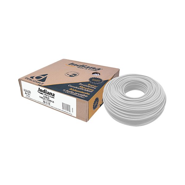 INDIANA. CAJA THW-LS CAL. 12 BLANCO VENDIDO EN CAJA DE 100 MTS C/U