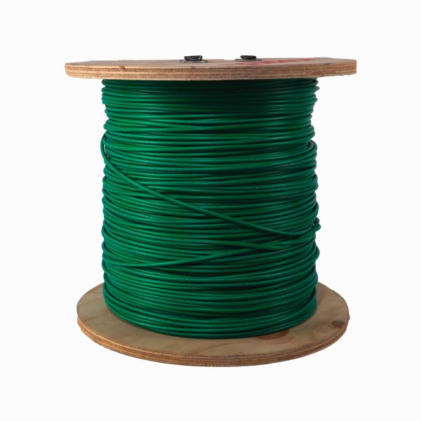 CONDUMEX. CABLE DE COBRE THW-LS  CAL. 12 AWG VERDE - CARRETE 1000MTS