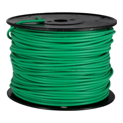 CDC. CABLE DE COBRE THW-LS  CAL. 12 AWG VERDE - CARRETE 1000MTS