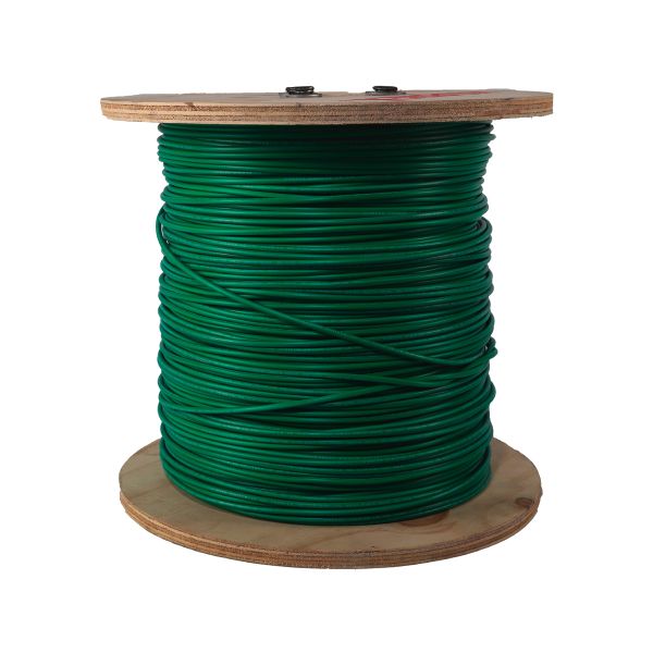 CONDUMEX. CABLE DE COBRE THW-LS  CAL. 10 AWG VERDE - CARRETE 1000MTS