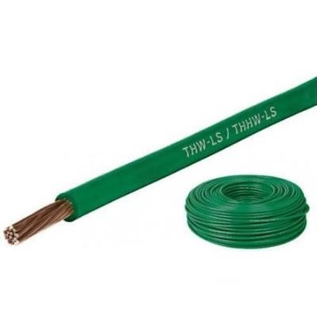CONDULAC. MTS CABLE THW CAL 10 VERDE TRAMO