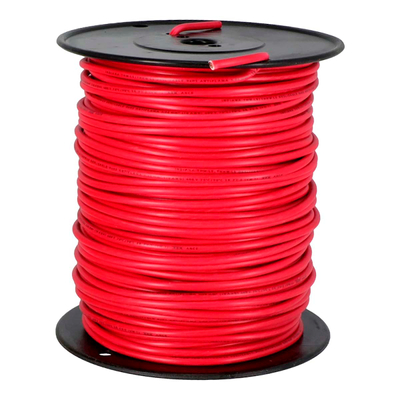 CDC. CABLE DE COBRE THW-LS  CAL. 10 AWG ROJO - CARRETE 1000MTS