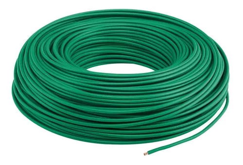 INDIANA.CABLE DE COBRE THW-LS  CAL. 14 AWG VERDE - ROLLO 100MTS - ANA