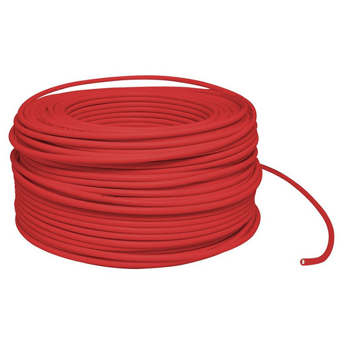 CDC. CABLE THW-LS CAL. 10 AWG ROJO - ROLLO 100MTS -