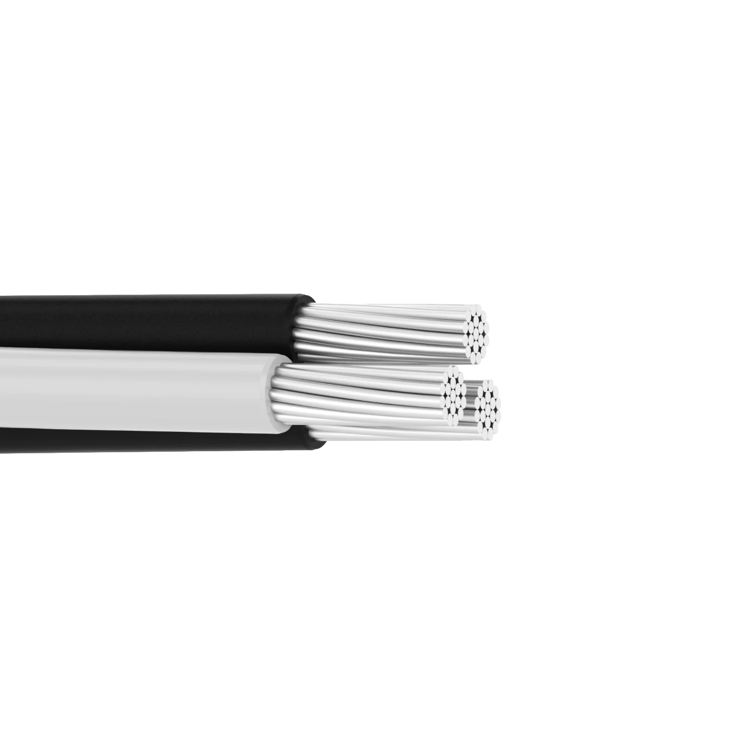 KOBREX.CABLE XLP-AL, TRIPEX, (2+1) CAL. 2 AWG