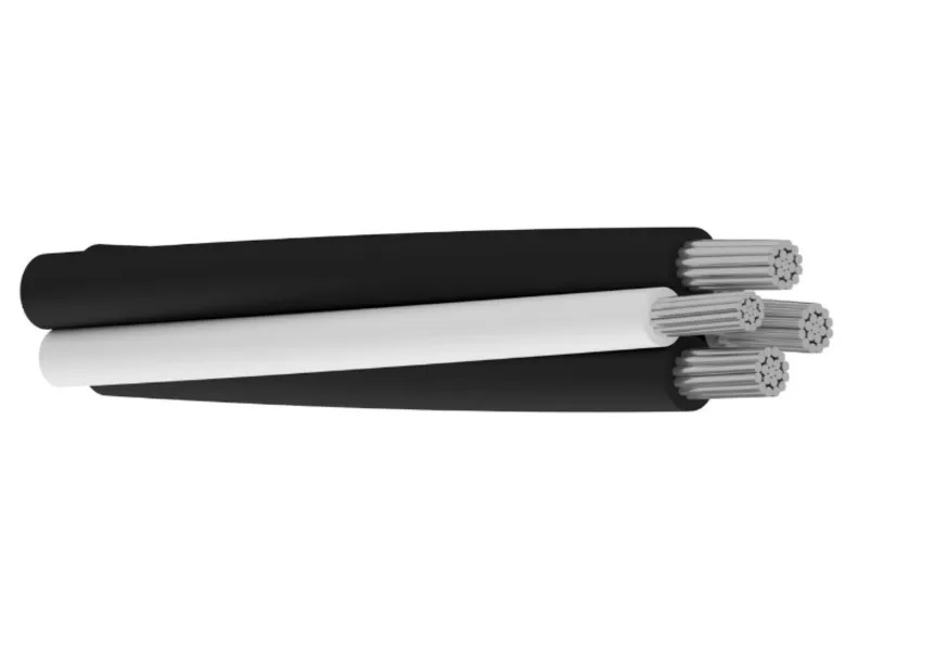 KOBREX.CABLE XLP-AL, CUADRUPLEX, (3+1) CAL. 2 AWG
