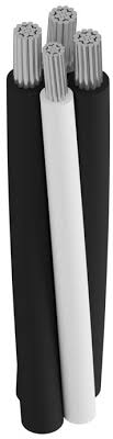 VIAKON.CABLE XLP-AL, CUADRUPLEX, (3+1) CAL. 350 - 4/0 AWG