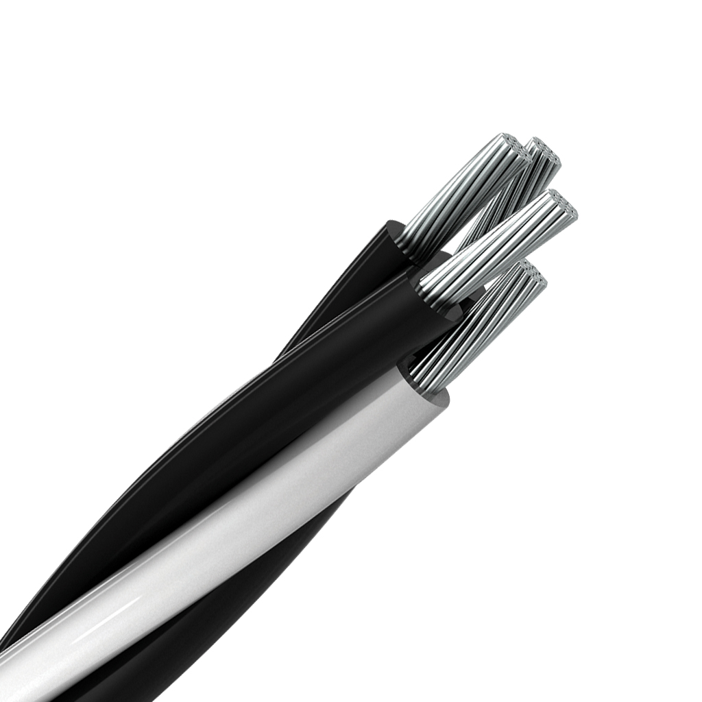 CONDUMEX. CABLE MULTIPLE DE AL, ACSR (3+1) CAL.6