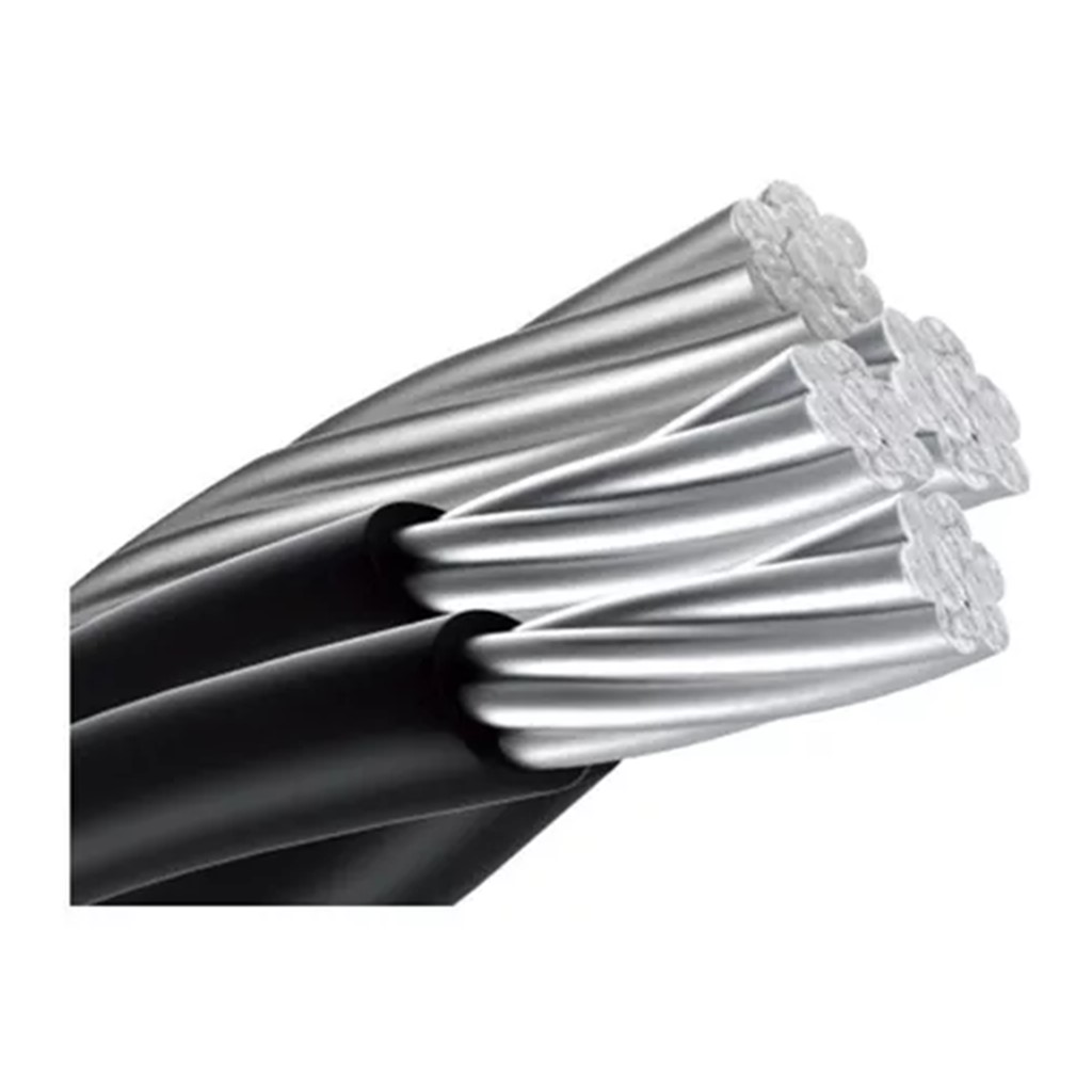 KOBREX.CABLE MULTIPLE DE AL, ACSR (3+1) CAL. 1/0 - 2 AWG