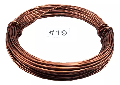 CONDUMEX. ALAMBRE MAGNETO COBRE DOBLE AMIDANEL CARRETE 10P 19 AWG