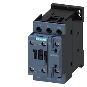 SIEMENS .CONTACTOR SIRIUS 3RT2026 S0 7.5HP 220V, 15HP 440V, 25A BOBINA 120V AC 1NA+1NC