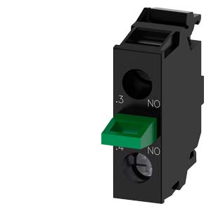 SIEMENS .CONTACTO AUXILIAR (BLOCK) 1NA VERDE  P/CAJA