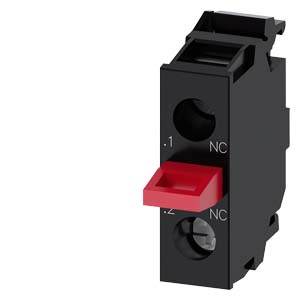SIEMENS .CONTACTO AUXILIAR (BLOCK) 1NC ROJO  P/CAJA