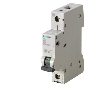 SIEMENS .PASTILLA INTERRUPTOR PARA RIEL DIN 5SL 1X2A 6KA 250/440V