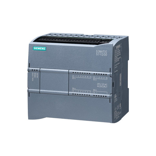 SIEMENS .PLC CPU 1214C AC/DC/RLY 14DI 24VDC/10DQ RLY/2AI 0-10 V  ALIM 120-220VAC