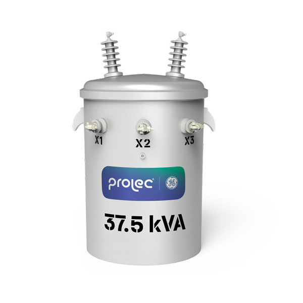 PROLEC. Transformador Tipo Poste Monofasico Norma K Autoprotegido 2 Boq Acero al Carbon 75 kVA 13200V 120/240V