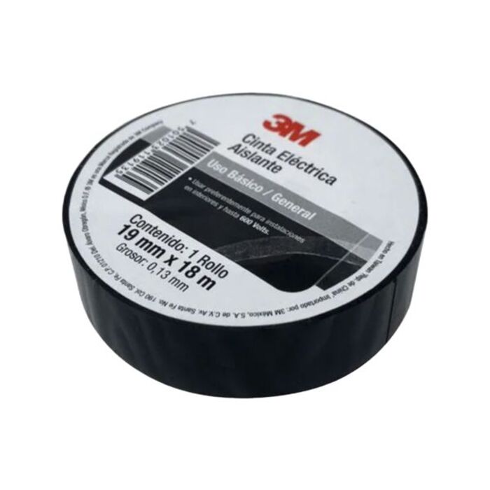 3M. CINTA DE PVC 3M USO BASICO GENERAL 18 FERRETERA