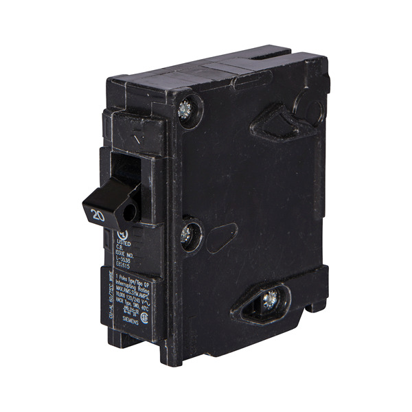 SIEMENS .PASTILLA INTERRUPTOR QP 1X20A 10KA 120/240V